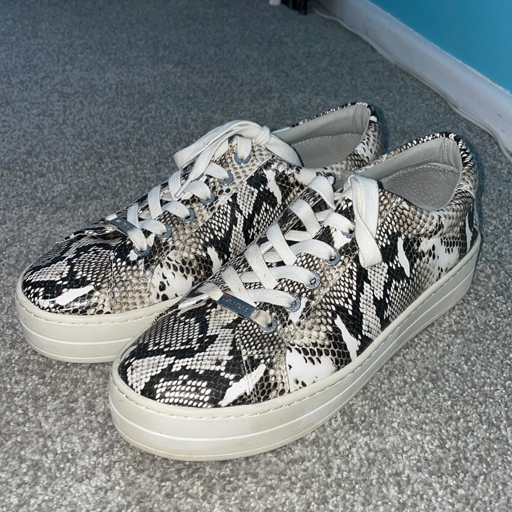 J/Slides Snake-Print Sneakers - image 1
